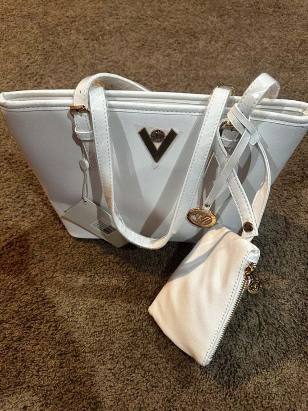 Valentino Orlandi V-4004 Tote Bag and matching pouch set! NWT